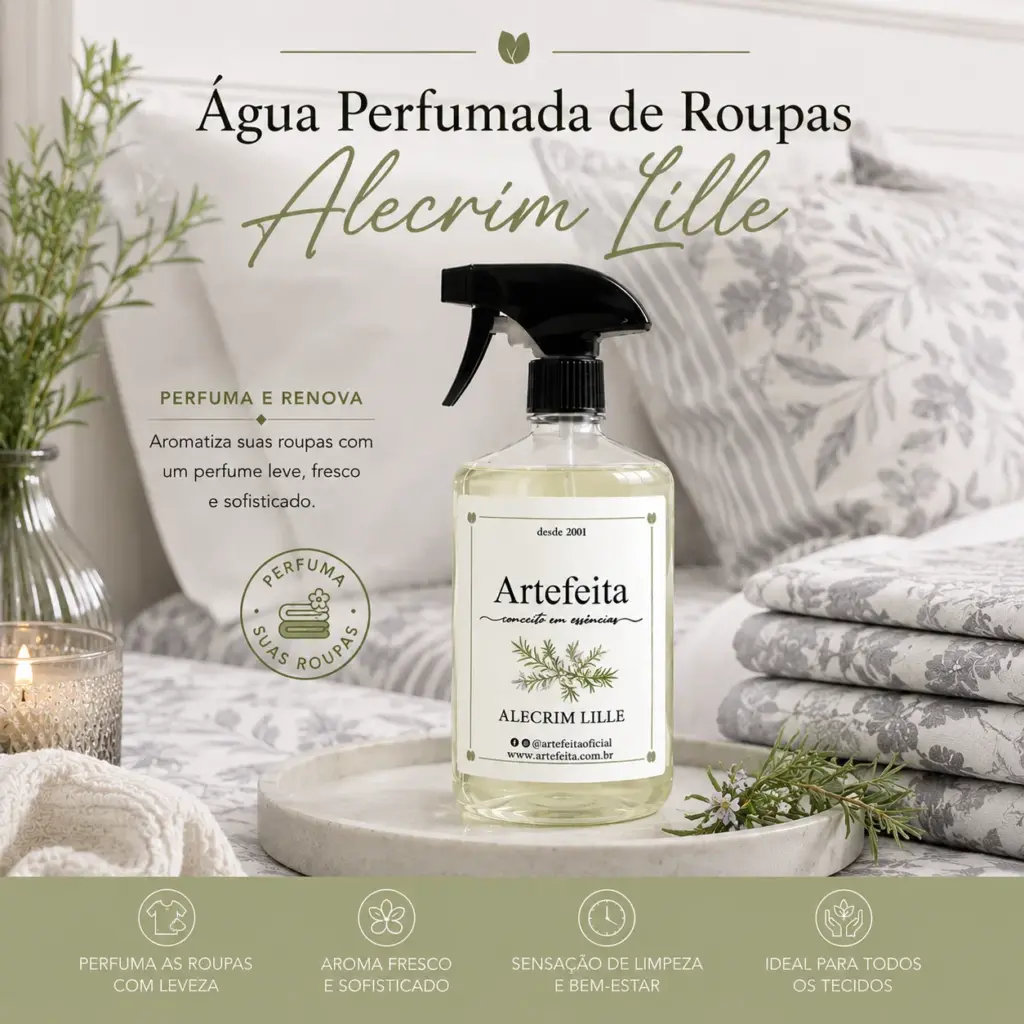 Água Perfumada Alecrim