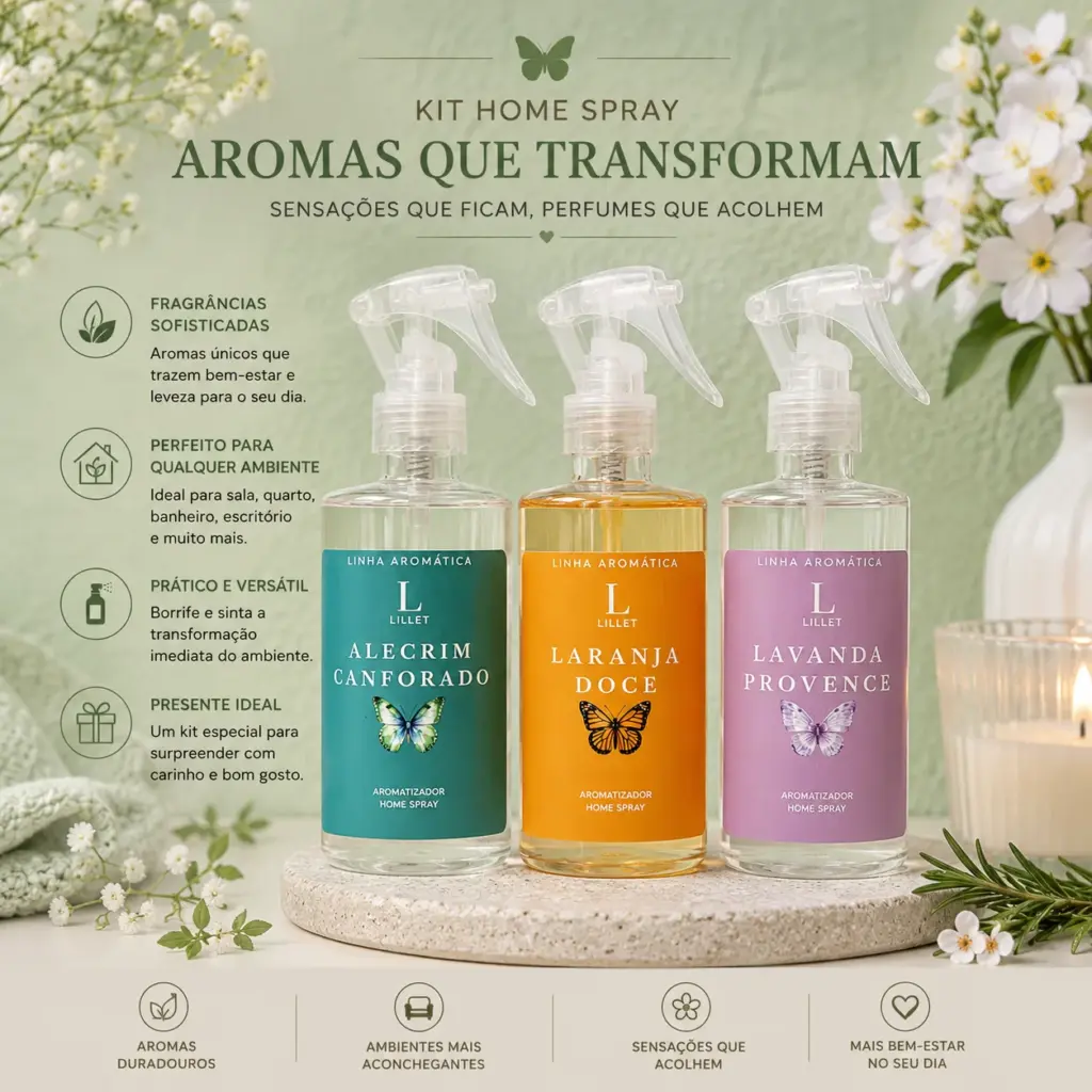 KIT 3 Home Spray