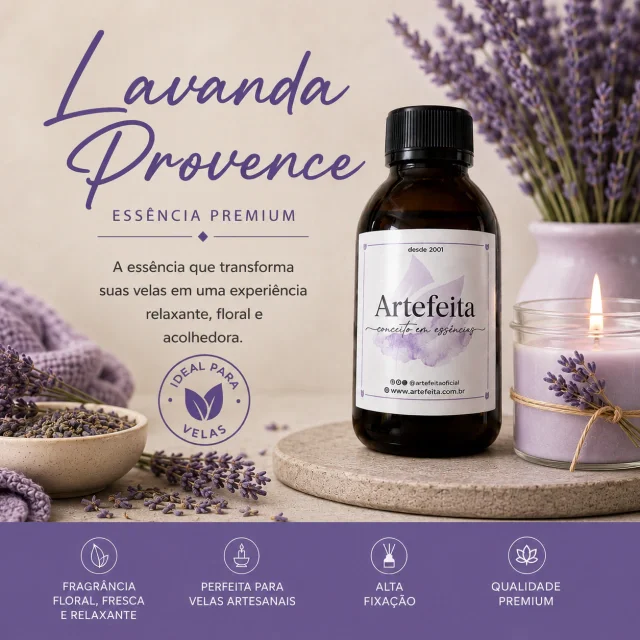 Essência para Velas Lavanda Provence 60ml
