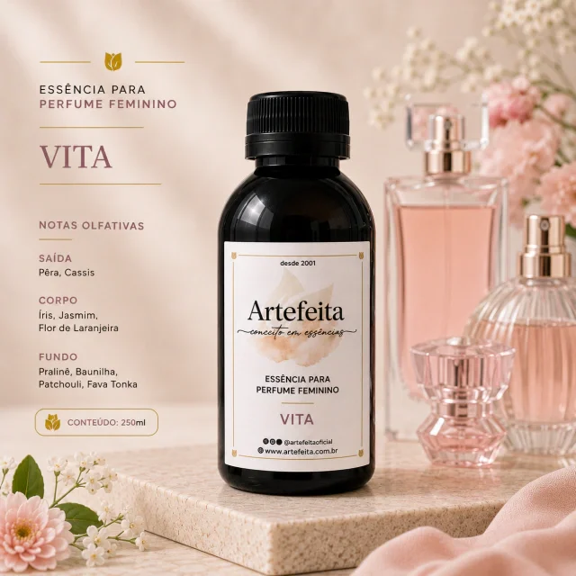 Essência para Perfume Vita Feminino 50ml