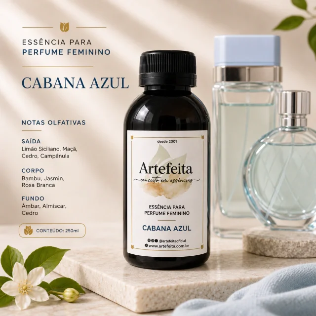 Essência para Perfume Gabana Light Azul Feminino 50ml
