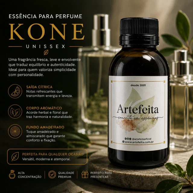 Essência para Perfume Kone Unissex 50ml