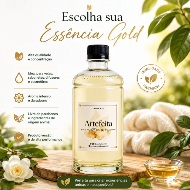 Essência Gold 1 Litro – Escolha Seu Aroma