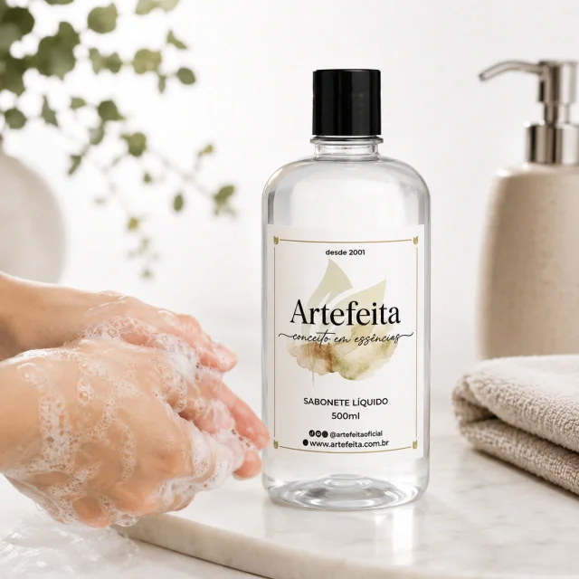 Refil Sabonete Líquido Perfumado 500ml – Escolha Seu Aroma