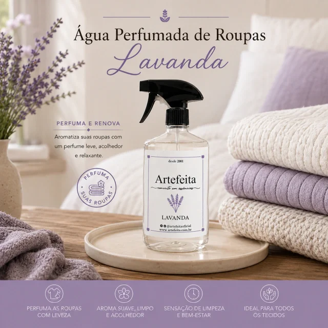 Água Perfumada Lavanda Provence 500ml