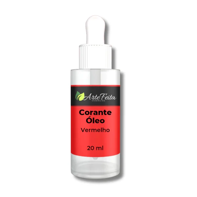 Corante Vermelho Base Óleo 20ml