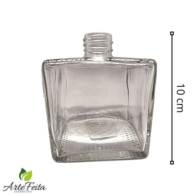 Vidro Cube Flint 350ml R.28/410 para Difusor e Home Spray