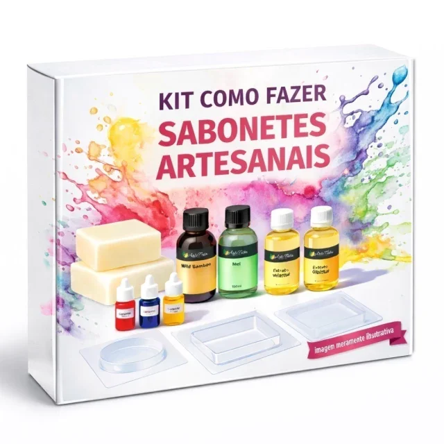 Kit Como Fazer Sabonetes Artesanais