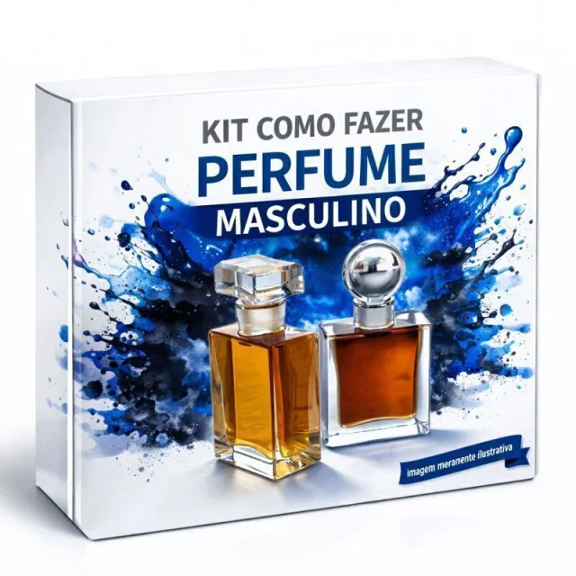 Kit Como Fazer Perfume Masculino