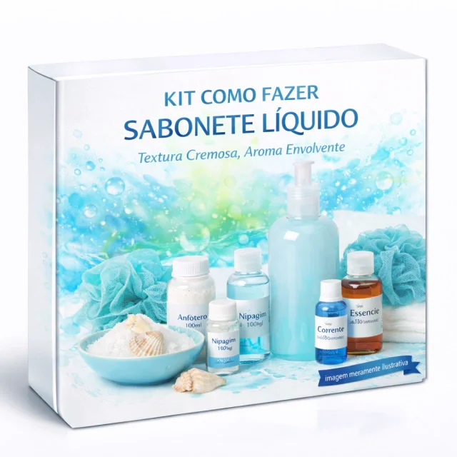 Kit Como Fazer Sabonete Líquido