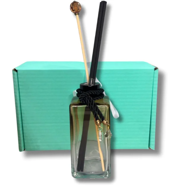 Kit Presente Square Caramelo Difusor + Home Spray + Saboneteira