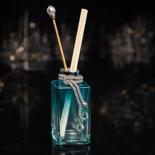 Kit Presente Square Azul Tiffany Difusor + Home Spray + Saboneteira