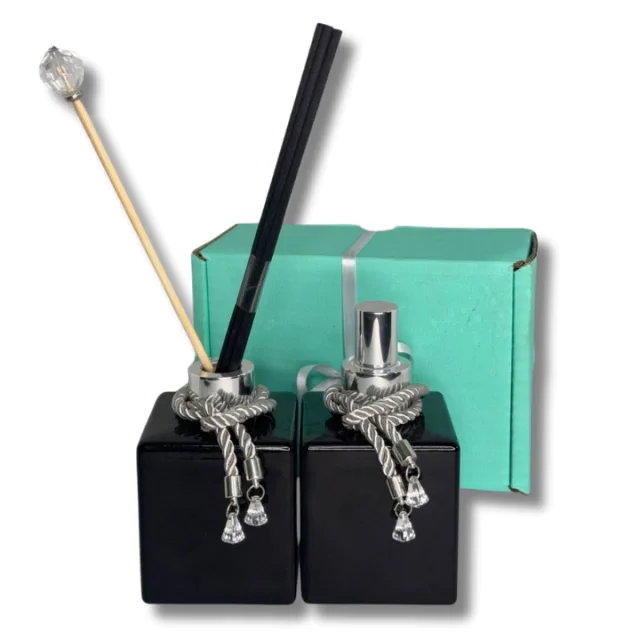 Kit Presente Duplo Cube Preto
