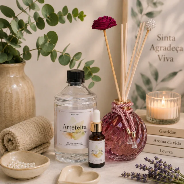 Kit Love Difusor de Varetas Espiral com Brinde Especial