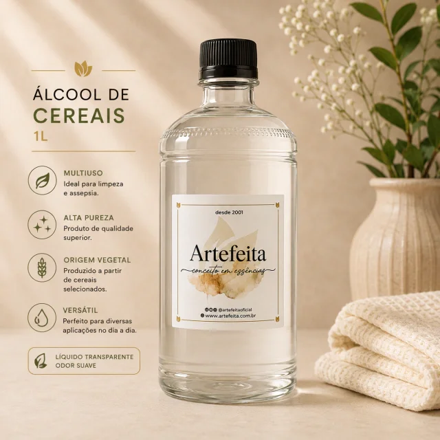 Álcool de Cereais 96° INPM 5 Litros